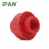 IFAN Hot Selling Plastic PPH Fittings Brown Union Specification image